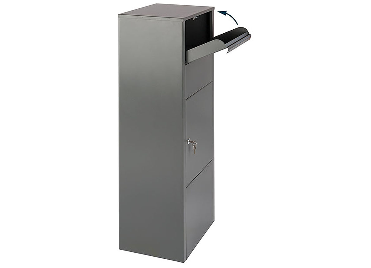 BOITE AUX LETTRES LIBRE POUR PAQUETS HANNOVER GRIS MAT