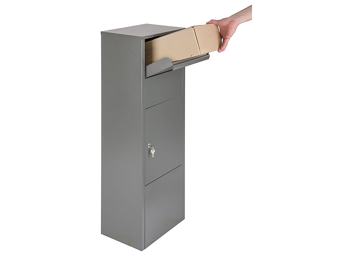 BOITE AUX LETTRES LIBRE POUR PAQUETS HANNOVER GRIS MAT
