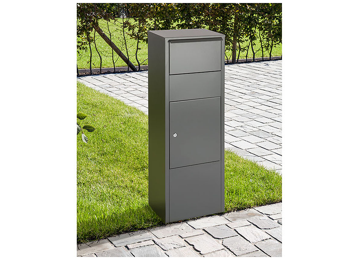 BOITE AUX LETTRES LIBRE POUR PAQUETS HANNOVER GRIS MAT