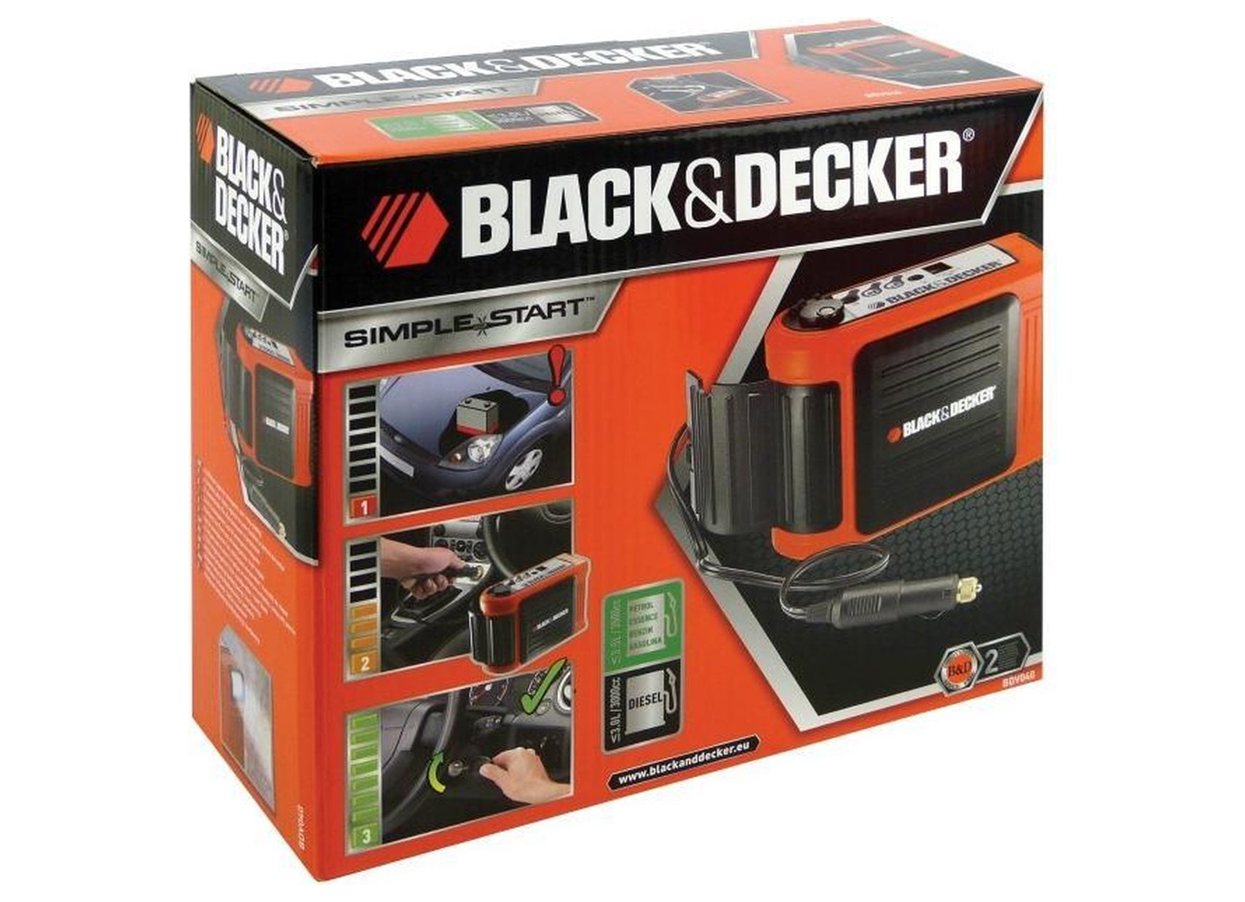 BLACK & DECKER POWER STARTER SIMPLE START HEAVY DUTY BDV040