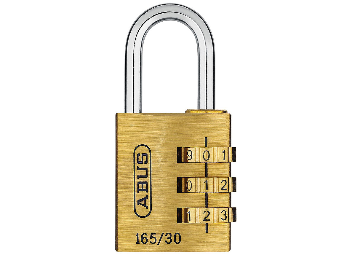 ABUS HANGSLOT CIJFERSLOT 165 MESSING