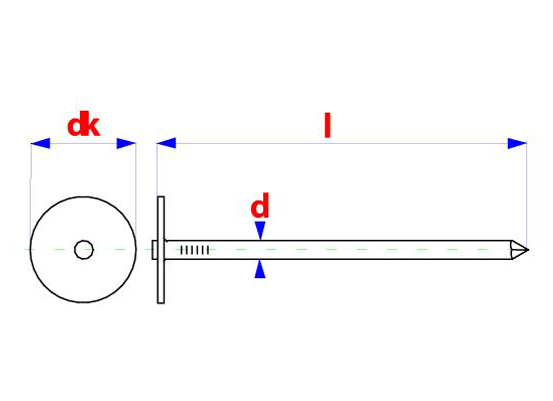 STORMKRAMMEN 2X20MM ROODKOPER 100 STUKS