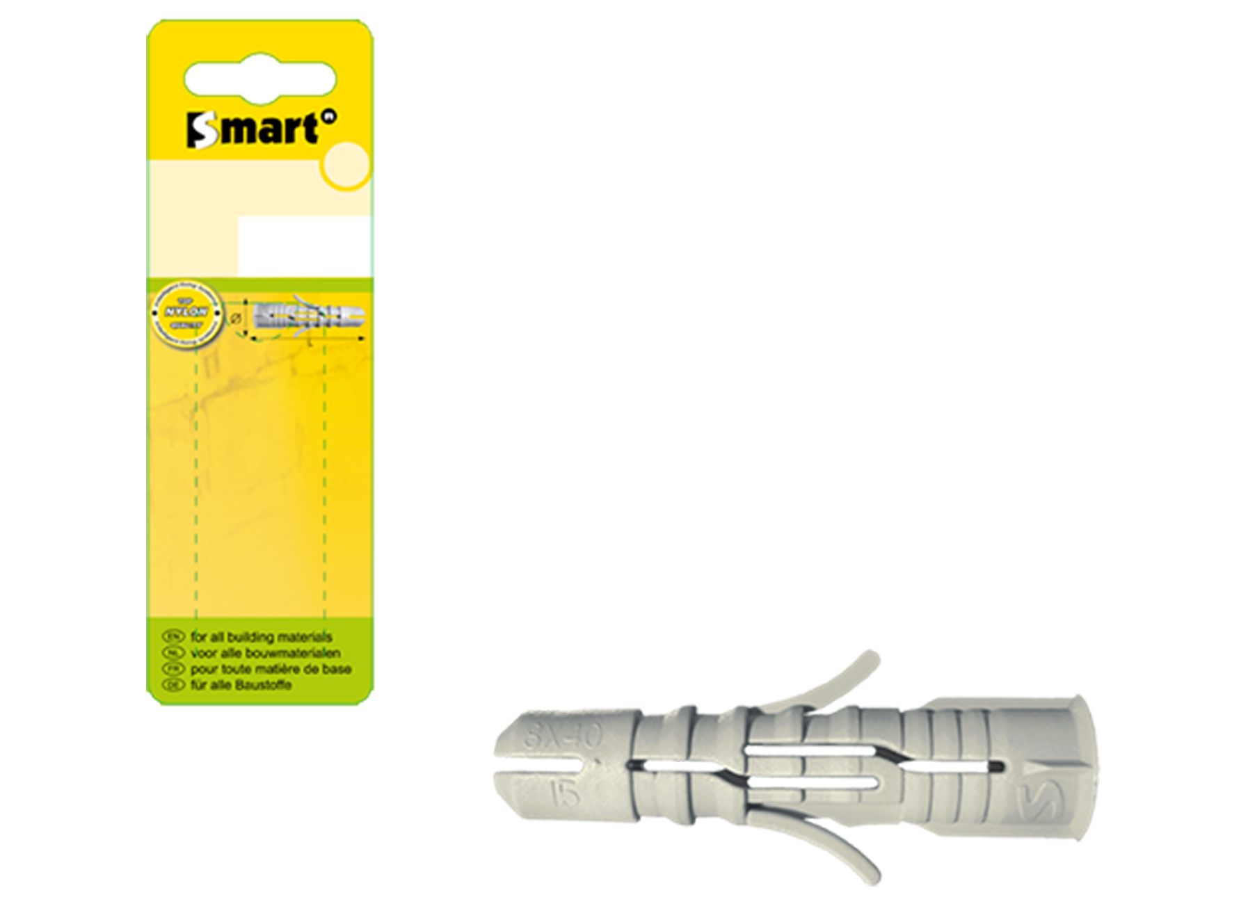 NYLON MULTIFUNCTIONELE PLUG MET BOORD