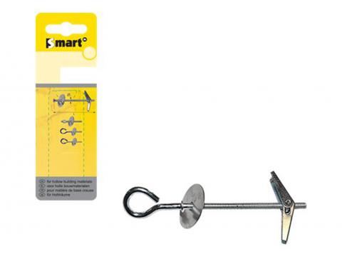 CHEVILLE RESSORT AVEC PITON FERME M4X70MM ZINGUE
