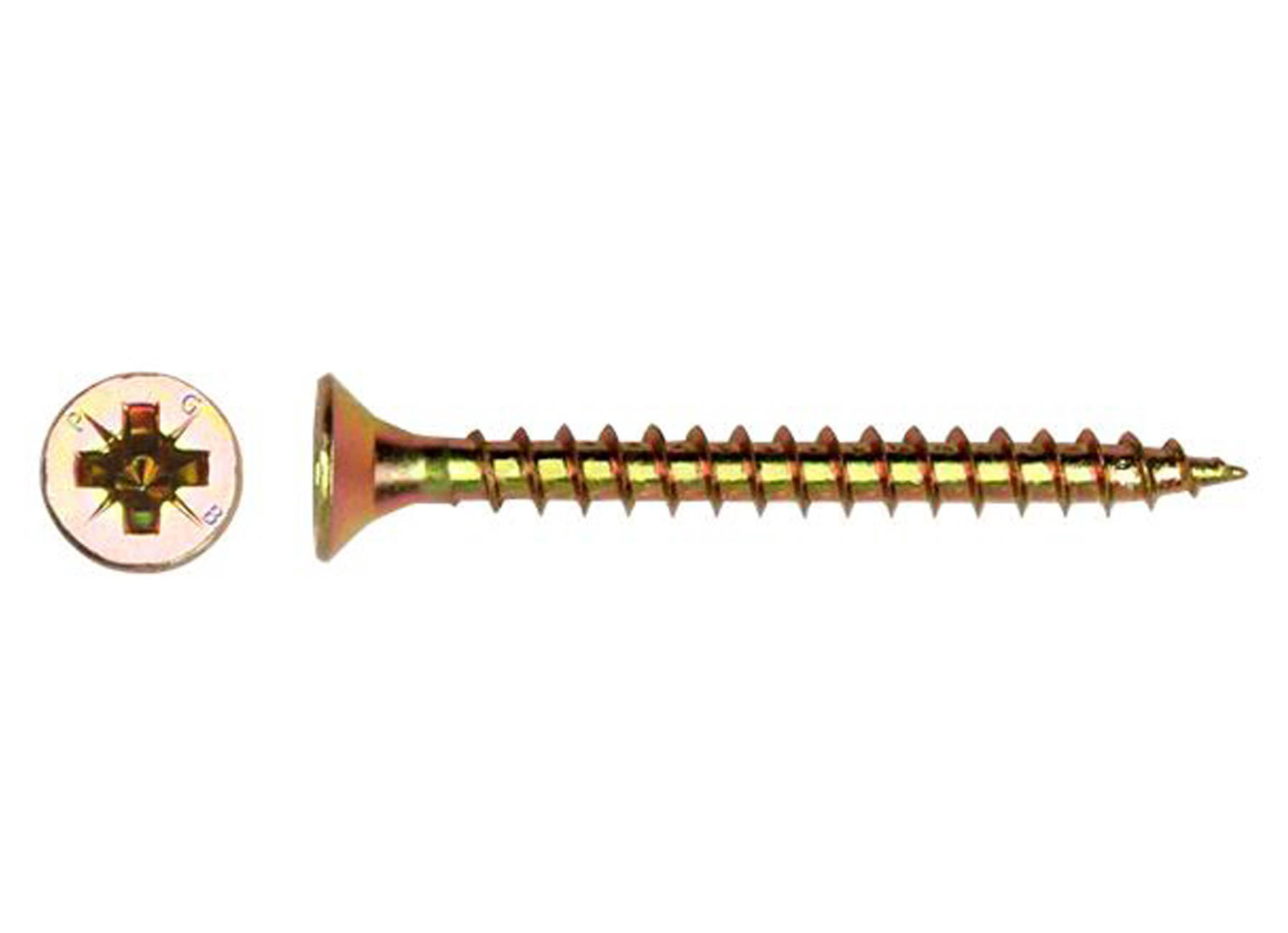 VIS A PANNEAU TF-Z Ø3,00X16MM ZINGUE JAUNE 200 PCS