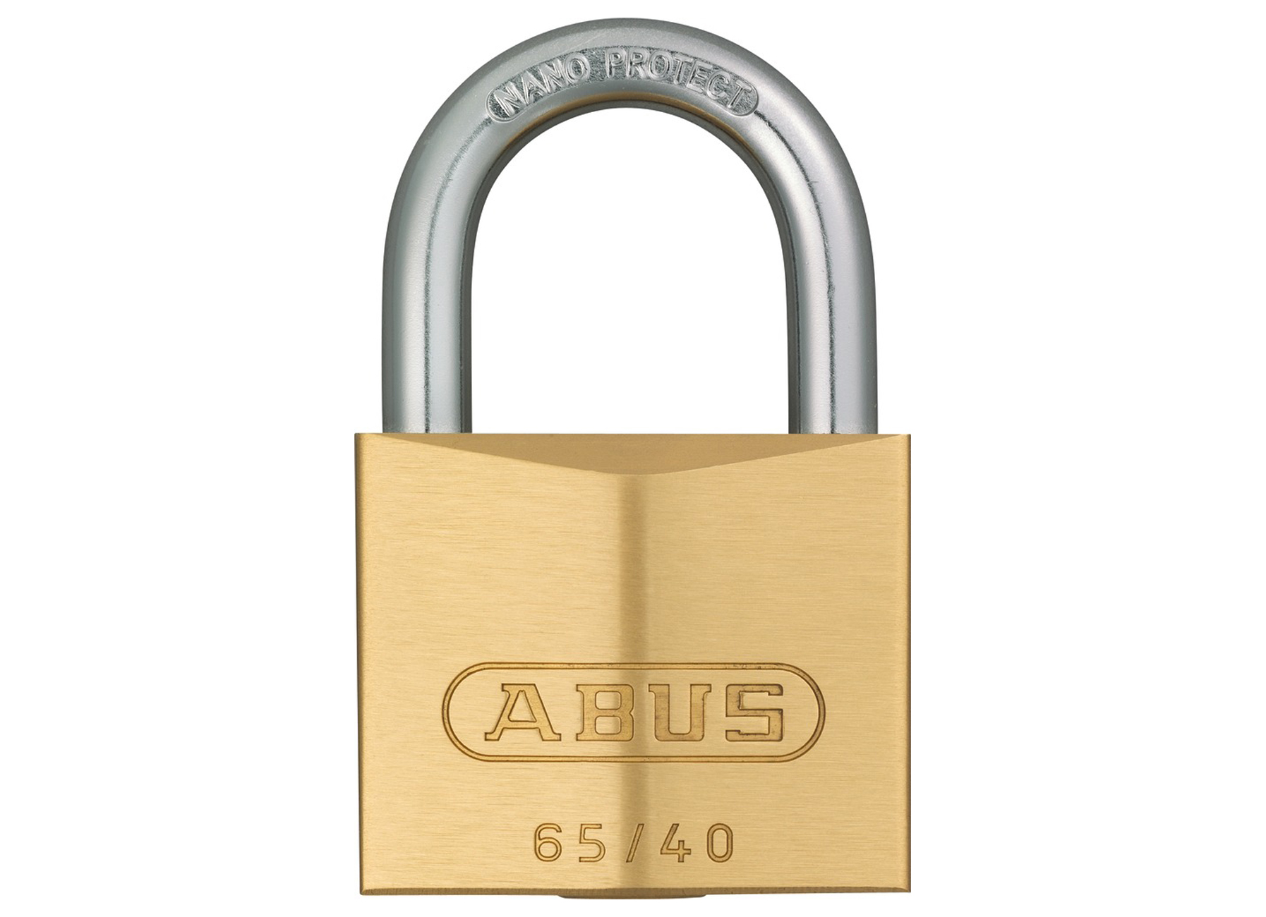 ABUS HANGSLOT MESSING 65/40 KA 40MM GELIJKSLUITEND SLEUTEL 402