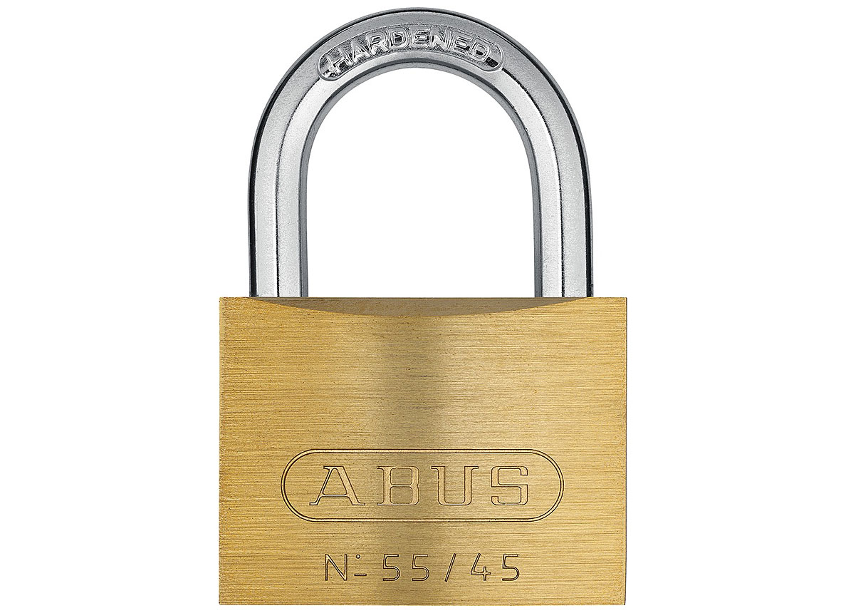 ABUS HANGSLOT MESSING 55/45C 45MM BLISTER