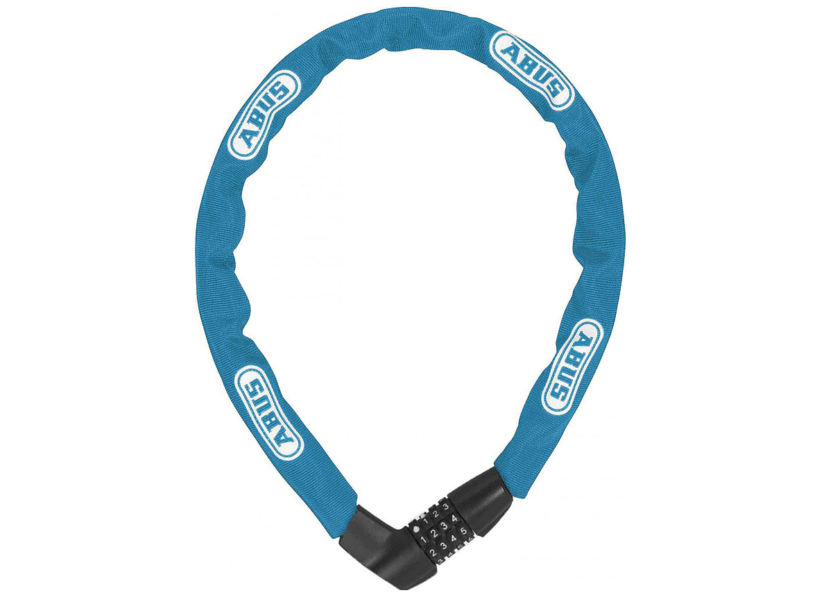 ABUS CHAINE ANTI-VOL CODE A CHIFFRES 85CM 1385/85 AQUA