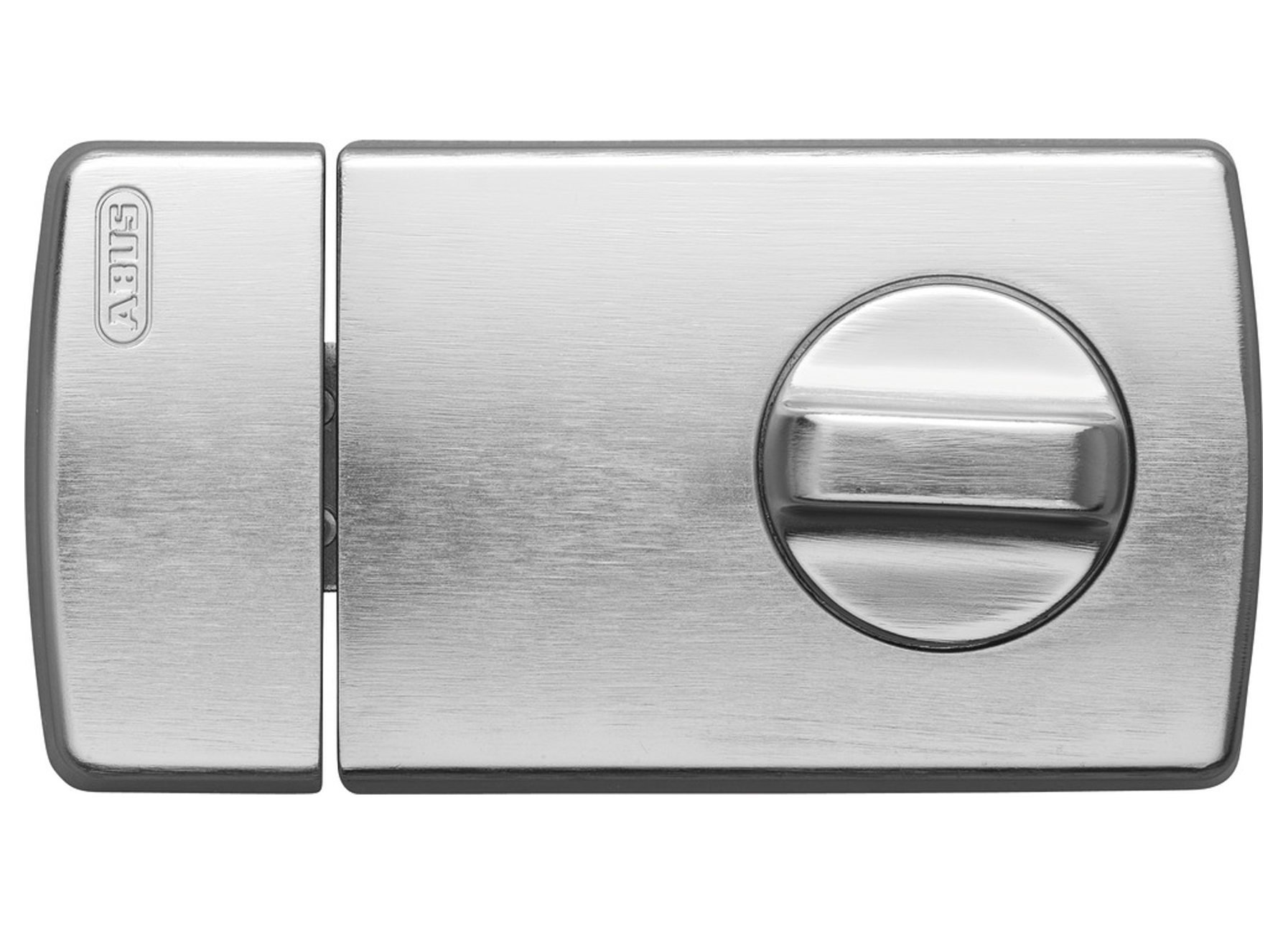 ABUS VERROU DE PORTE AVEC BOUTON ROTATIF 60MM ARGENT 2110S