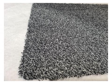 DEURMAT VOORGEWASSEN KATOEN 50X75CM GRIJS