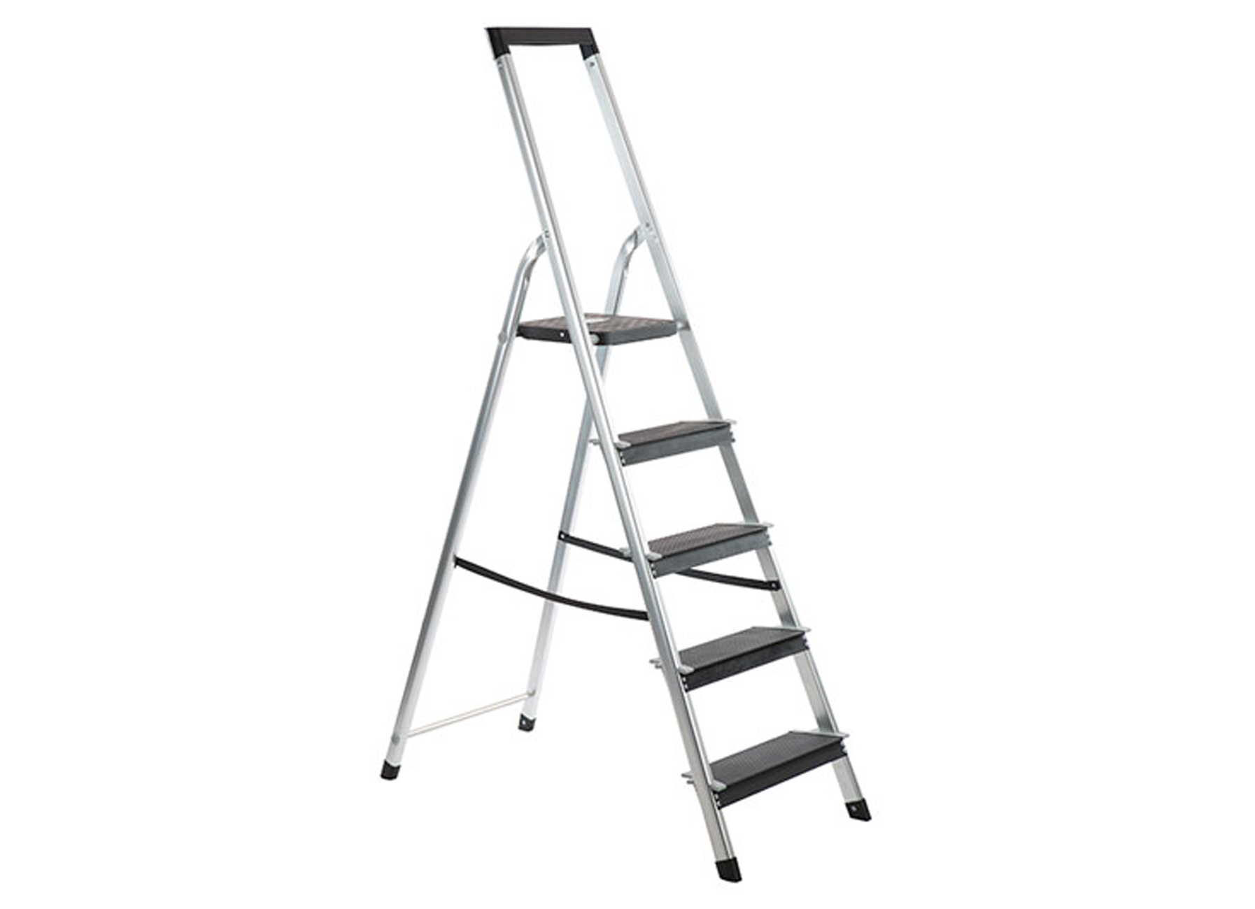 POWER STEP TRAPLADDER ALUMINIUM 5 TREDEN