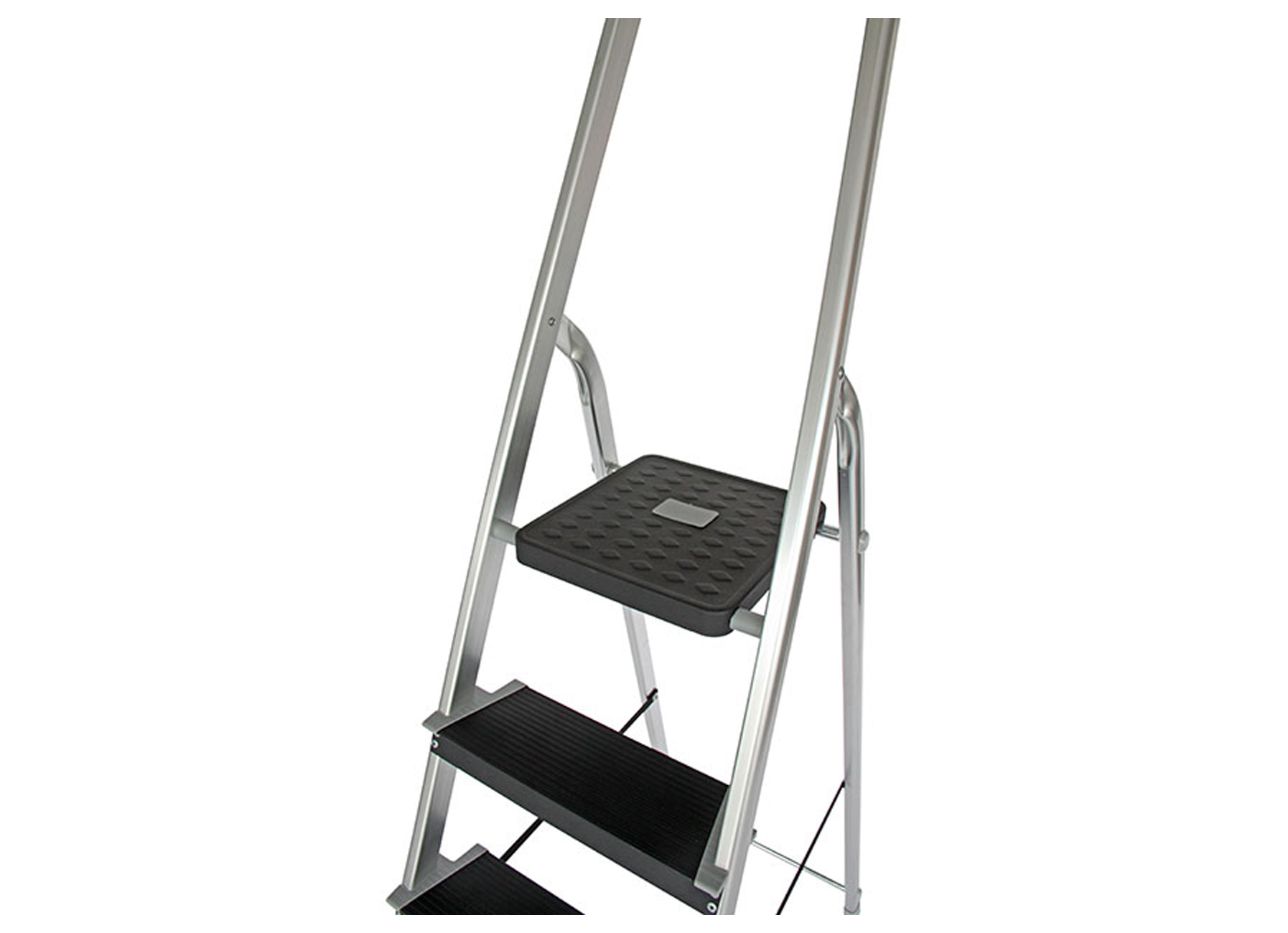 POWER STEP TRAPLADDER ALUMINIUM 5 TREDEN