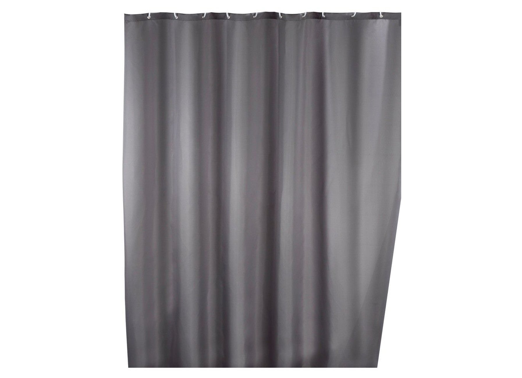 WENKO RIDEAU DE DOUCHE POLYESTER ANTI-MOISISSURE GRIS 180X200CM