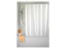 RIDEAU DE DOUCHE POLYESTER UNI BLANC 180X200CM