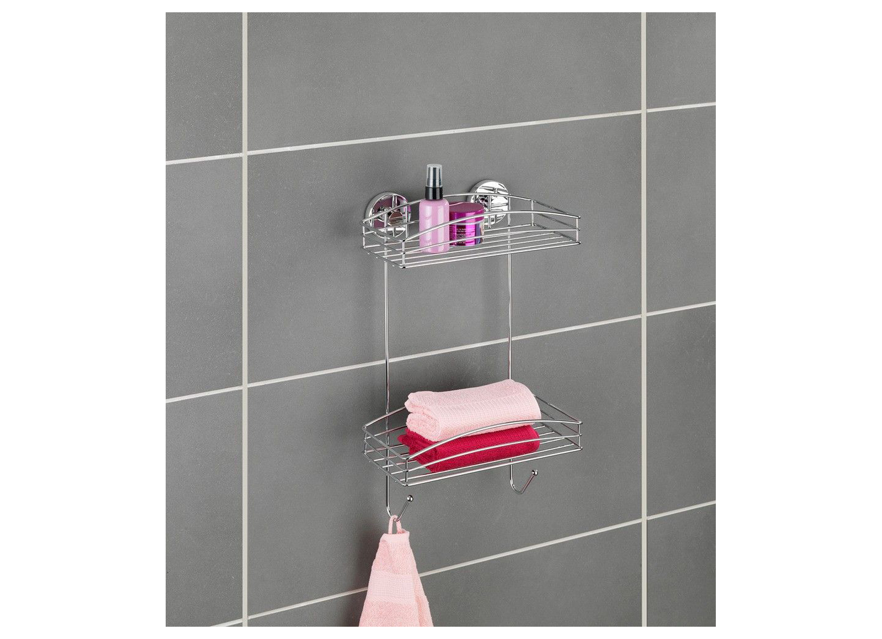 VACUUMLOC PANIER DE DOUCHE DOUBLE