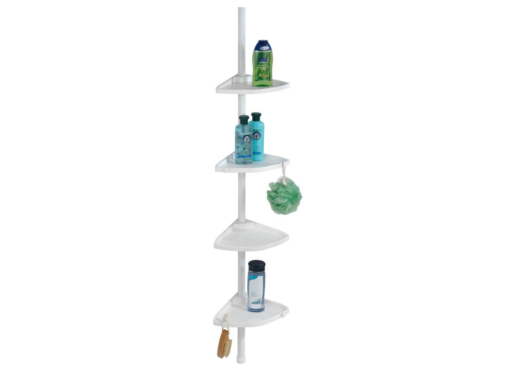 ETAGERE D''ANGLE TELESCOPIQUE 25MM BLANC VARIOLOC