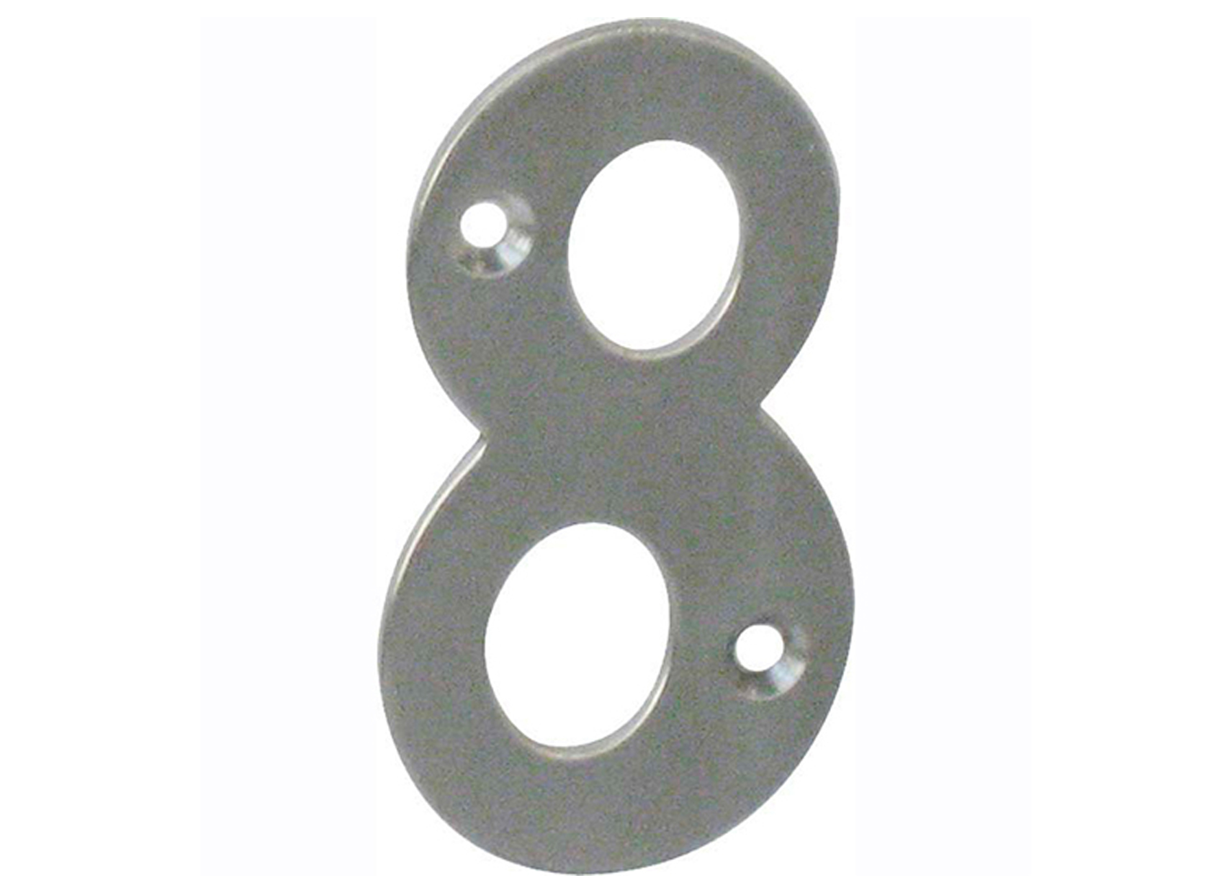 CHIFFRE MAISON INOX 65 MM - 8
