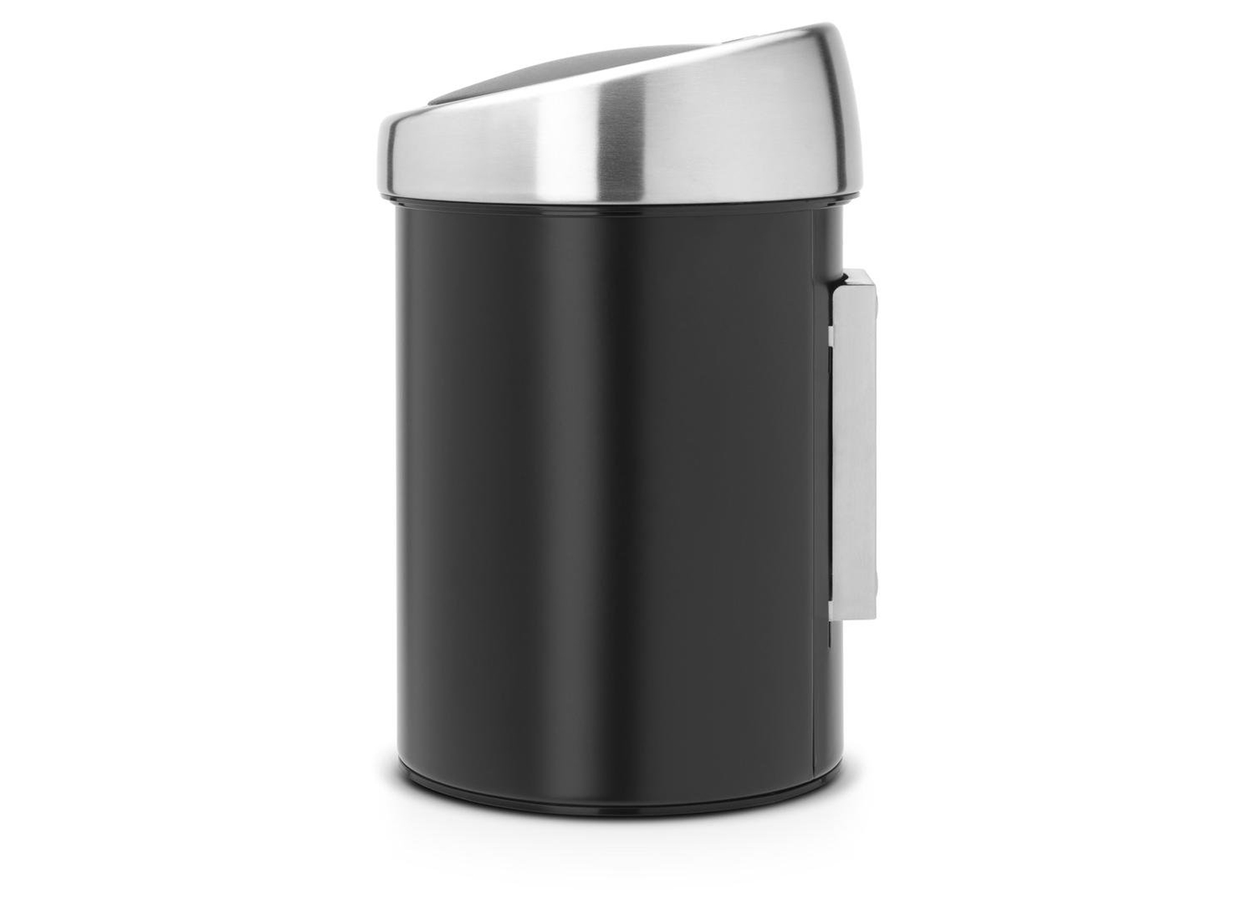 BRABANTIA TOUCH BIN AFVALEMMER 3L MATT BLACK