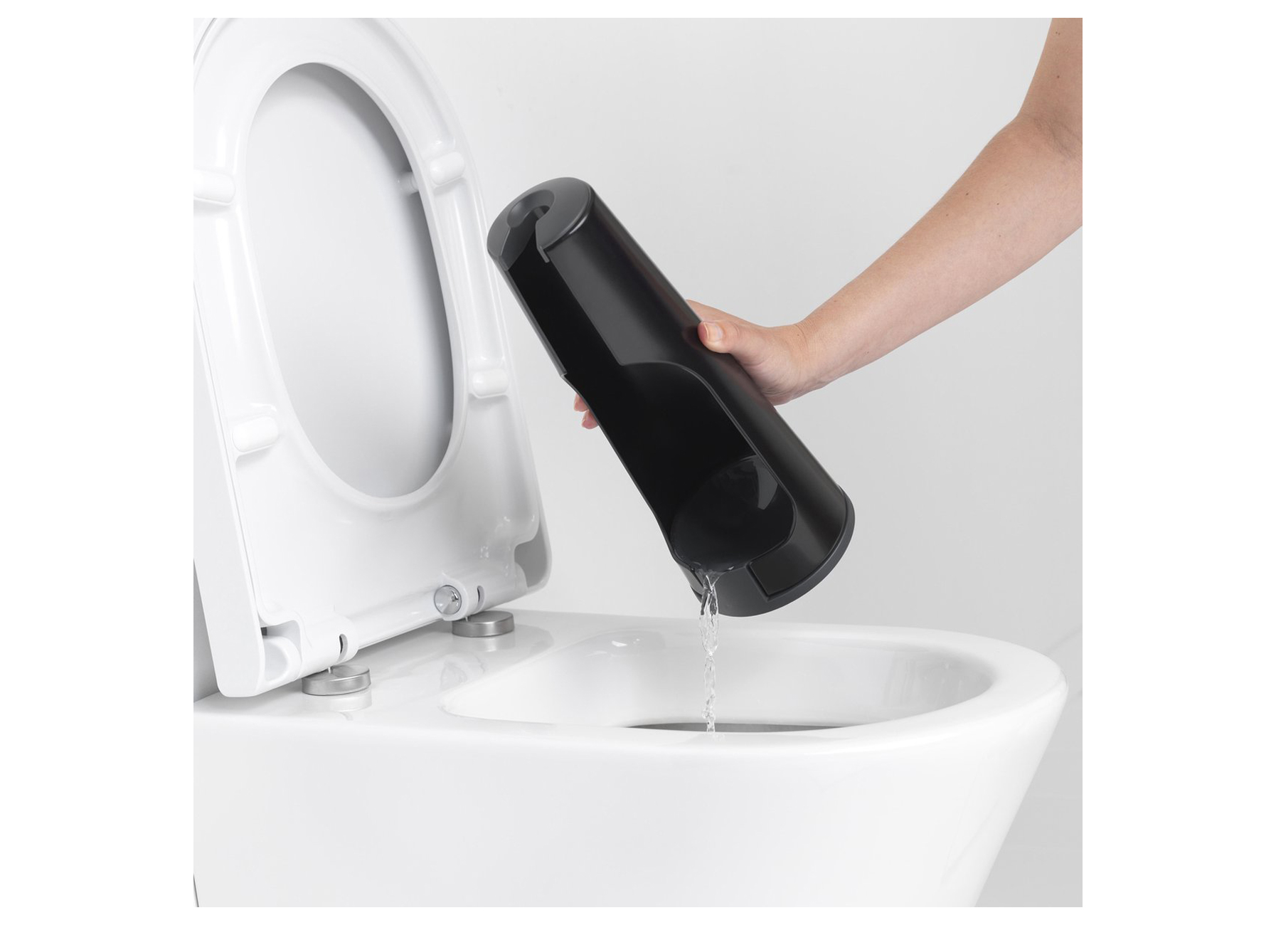 BRABANTIA RENEW TOILETBORSTEL MET HOUDER MATT BLACK