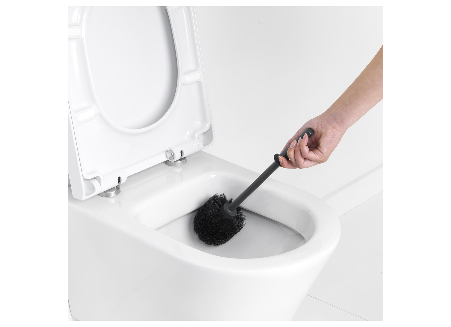 BRABANTIA RENEW TOILETBORSTEL MET HOUDER MATT BLACK