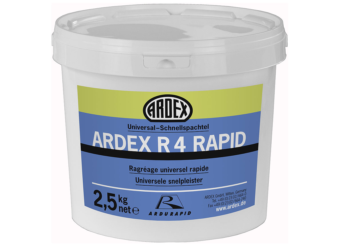 ARDEX R4 RAPID UNIVERSEEL SNELUITVLAKMIDDEL 2,5kg