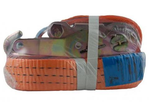 SANGLE D'ARRIMAGE A CLIQUET 2 PARTIES 35MM 3000KG L=6M ORANGE