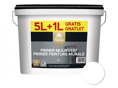 PRIMER MUURVERF WIT 5+1L