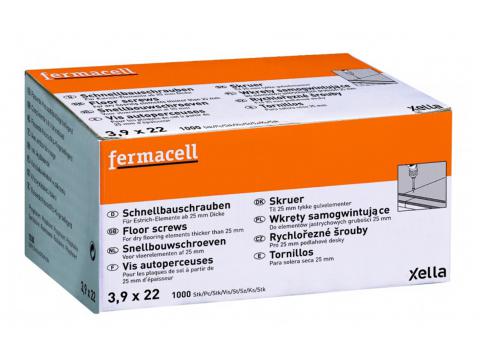 FERMACELL SNELBOUWSCHROEVEN 3,9X22 MM 1000 STUKS