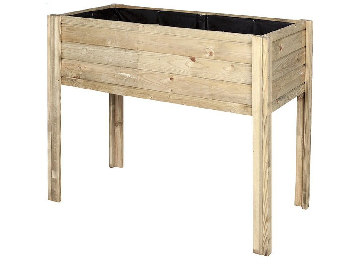 TABLE A POTAGER EN BOIS HERBA 50X100CM