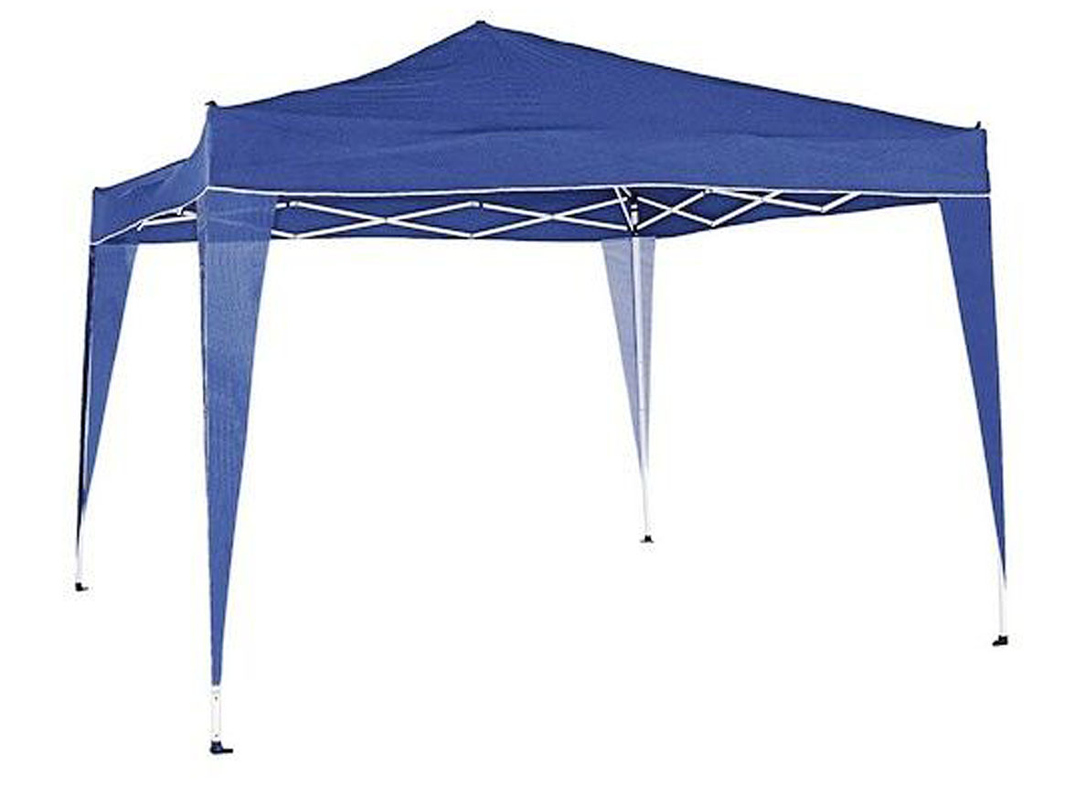 PAVILJOEN ALU PLOOIBAAR GAZEBO 3X3M BLAUW