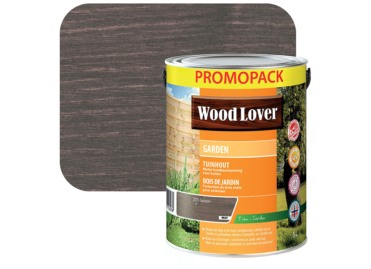 WOODLOVER GARDEN 5L GRISON