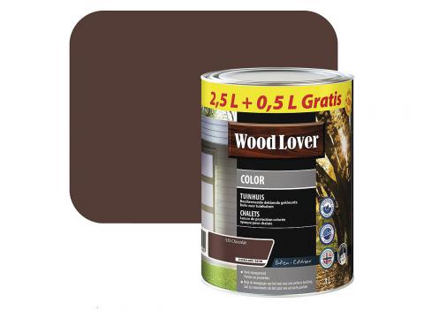 WOODLOVER LASURE DE PROTECTION COLOR CHALET CHOCOLAT #535 3L
