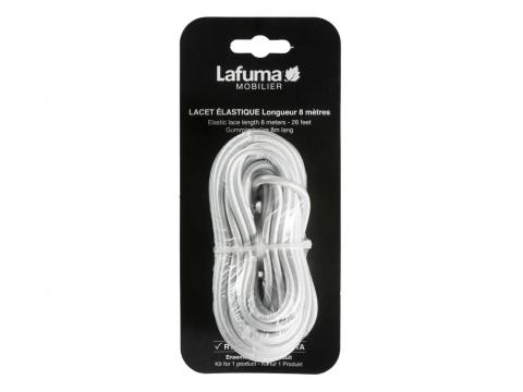 Lafuma Vervangelastiek Voor Relax En Ligbed Wit 8m