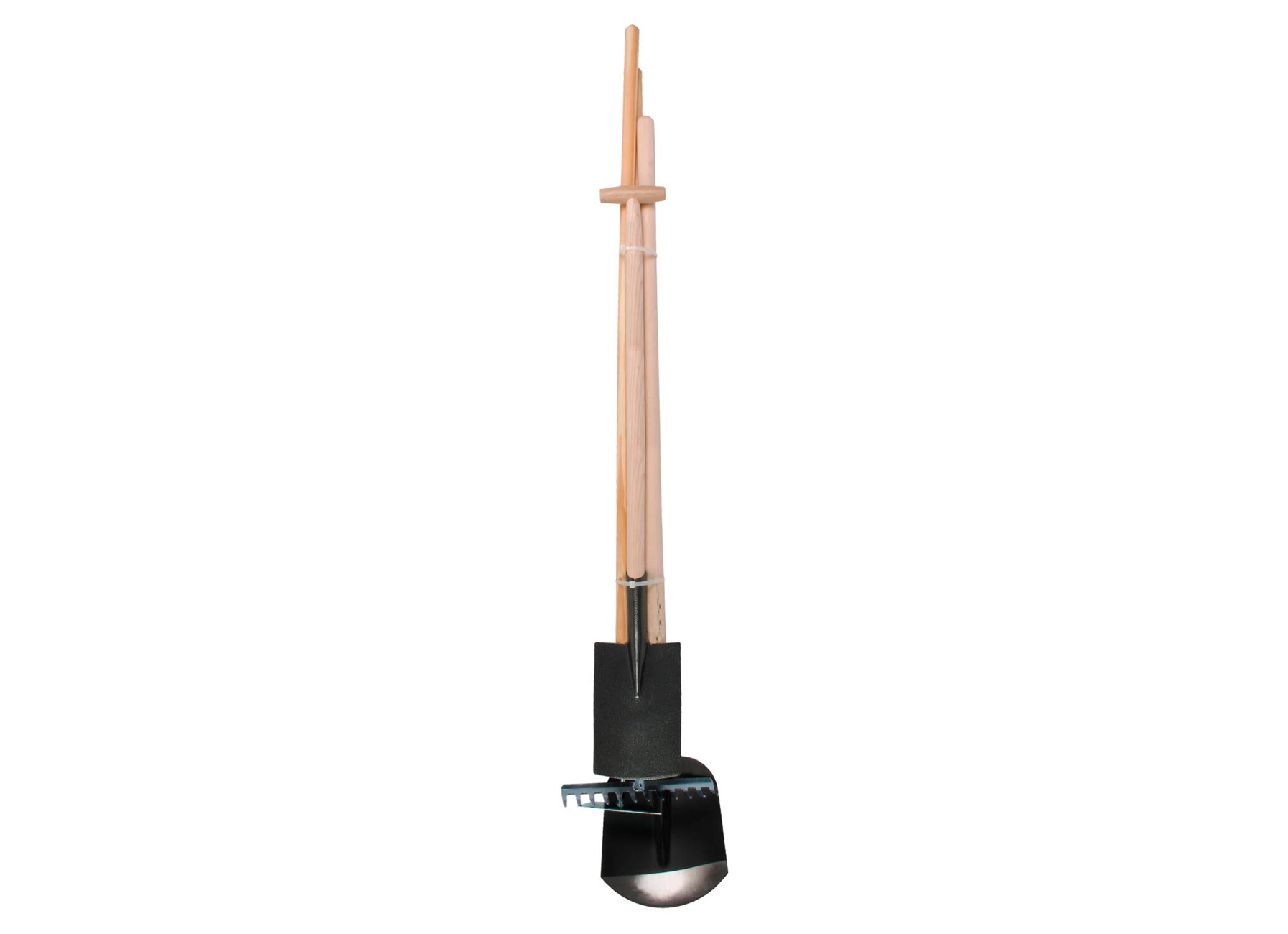 AVR SET OUTILS JARDINAGE: PELLE, BECHE, RASETTE ET RATEAU