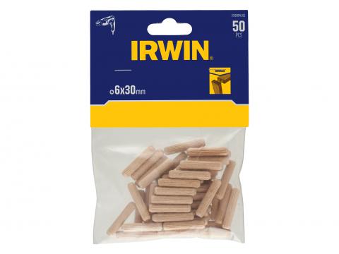 IRWIN DEUVELS Ø6MM 30MM 50 STUKS