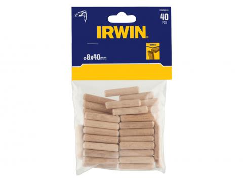 IRWIN DEUVELS Ø8MM 40MM 40 STUKS