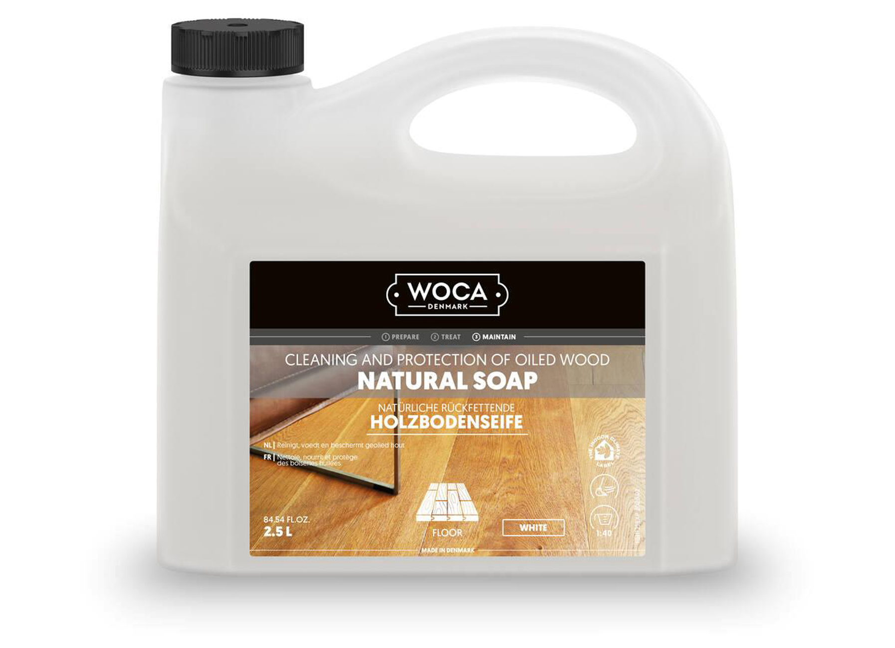 WOCA NATUURZEEP WIT 2.5L