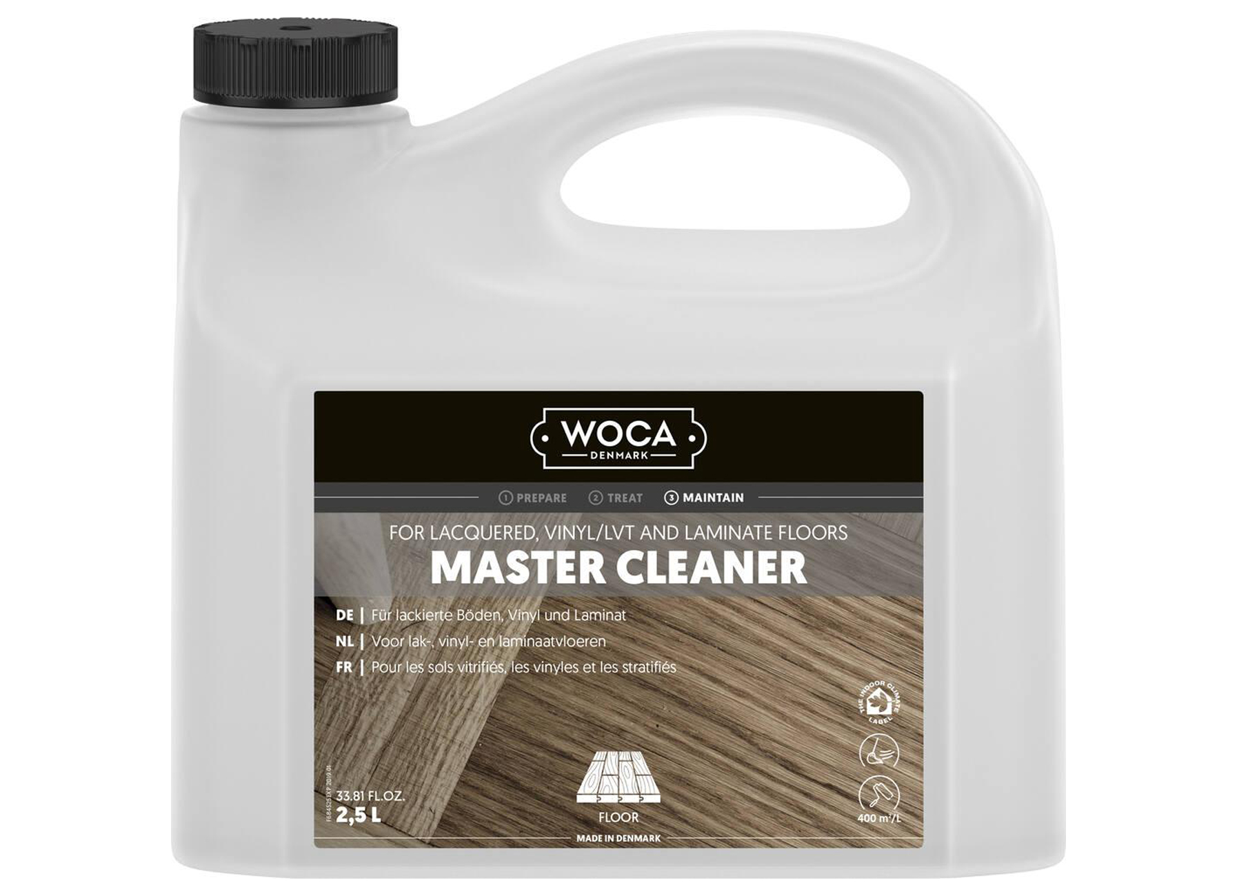 WOCA MASTER CLEANER NETTOYANT VINYL ET VERNIS 1L