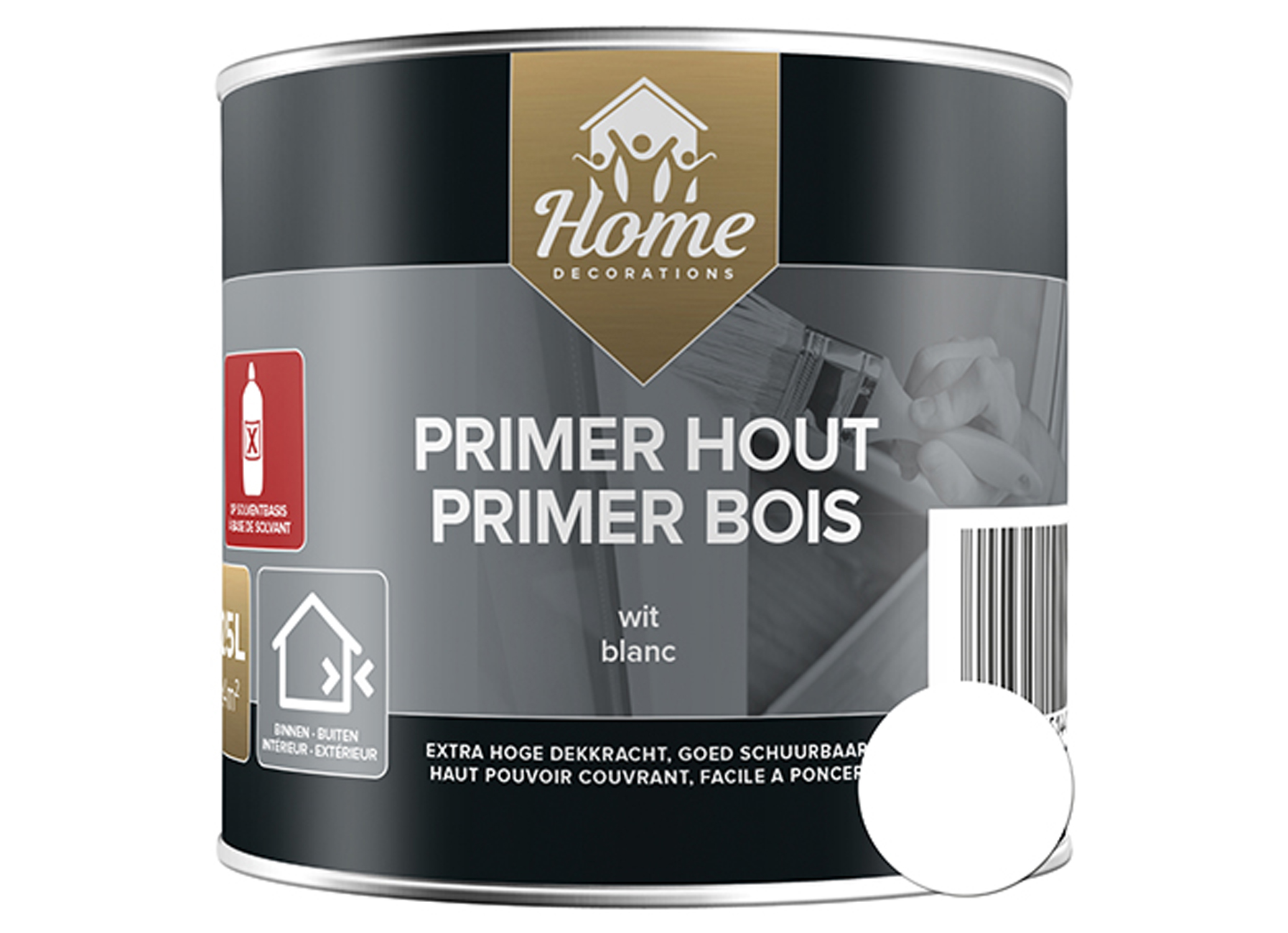 PRIMER HOUT WIT 250ML