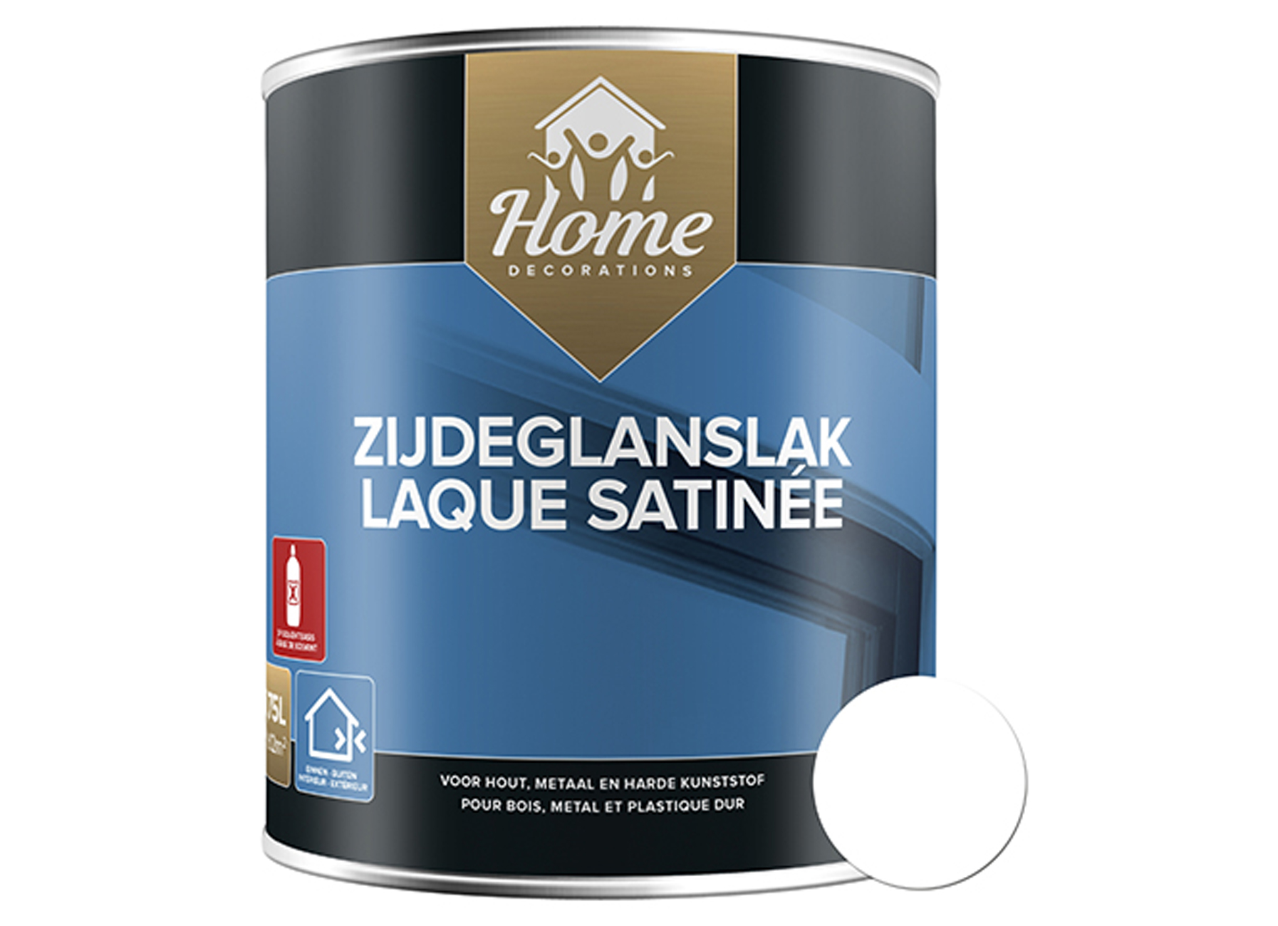 ZIJDEGLANSLAK WIT (1410-HD1310) 750ML