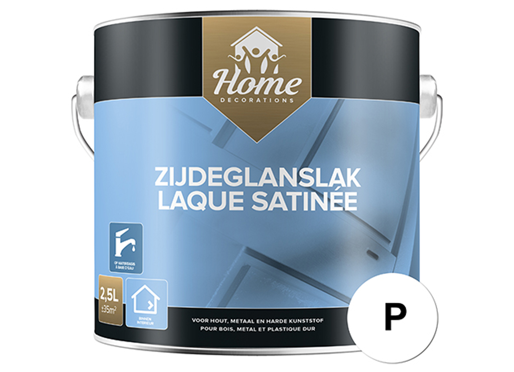 HOME DECORATIONS LAQUE SATINEE A BASE D''EAU BASE