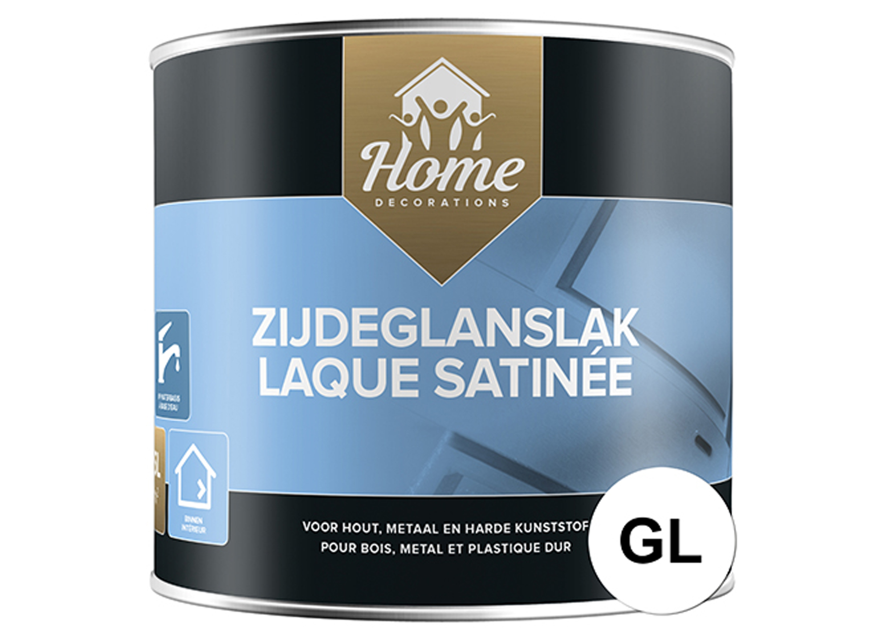 HOME DECORATIONS LAQUE SATINEE A BASE D''EAU BASE