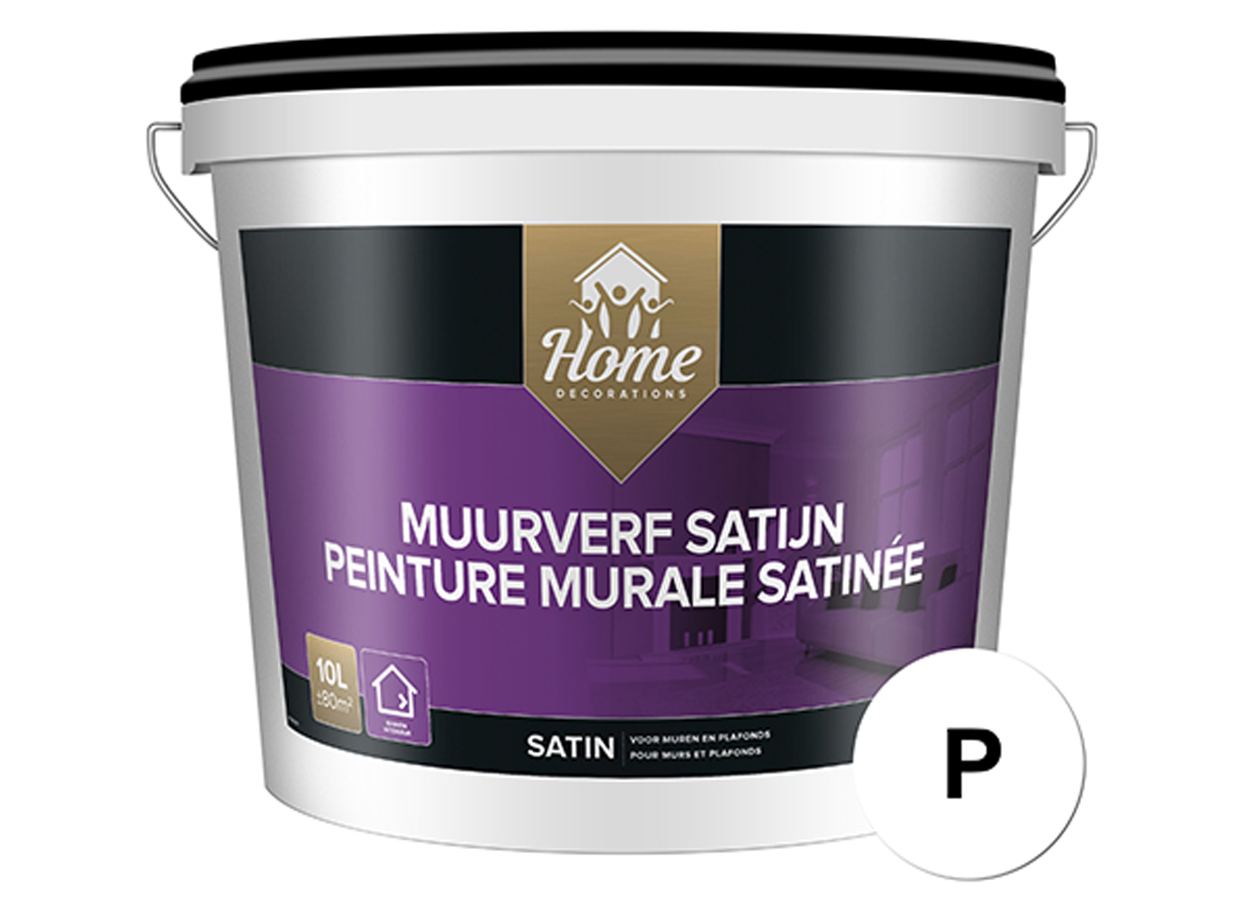 HOME DECORATIONS PEINTURE MURALE SATINEE BASE