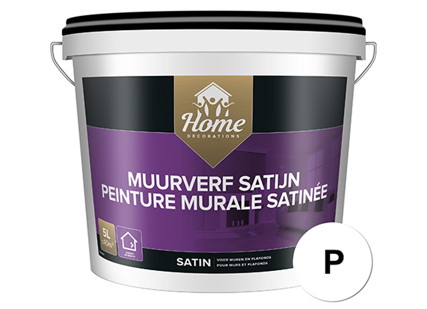 HOME DECORATIONS PEINTURE MURALE SATINEE BASE