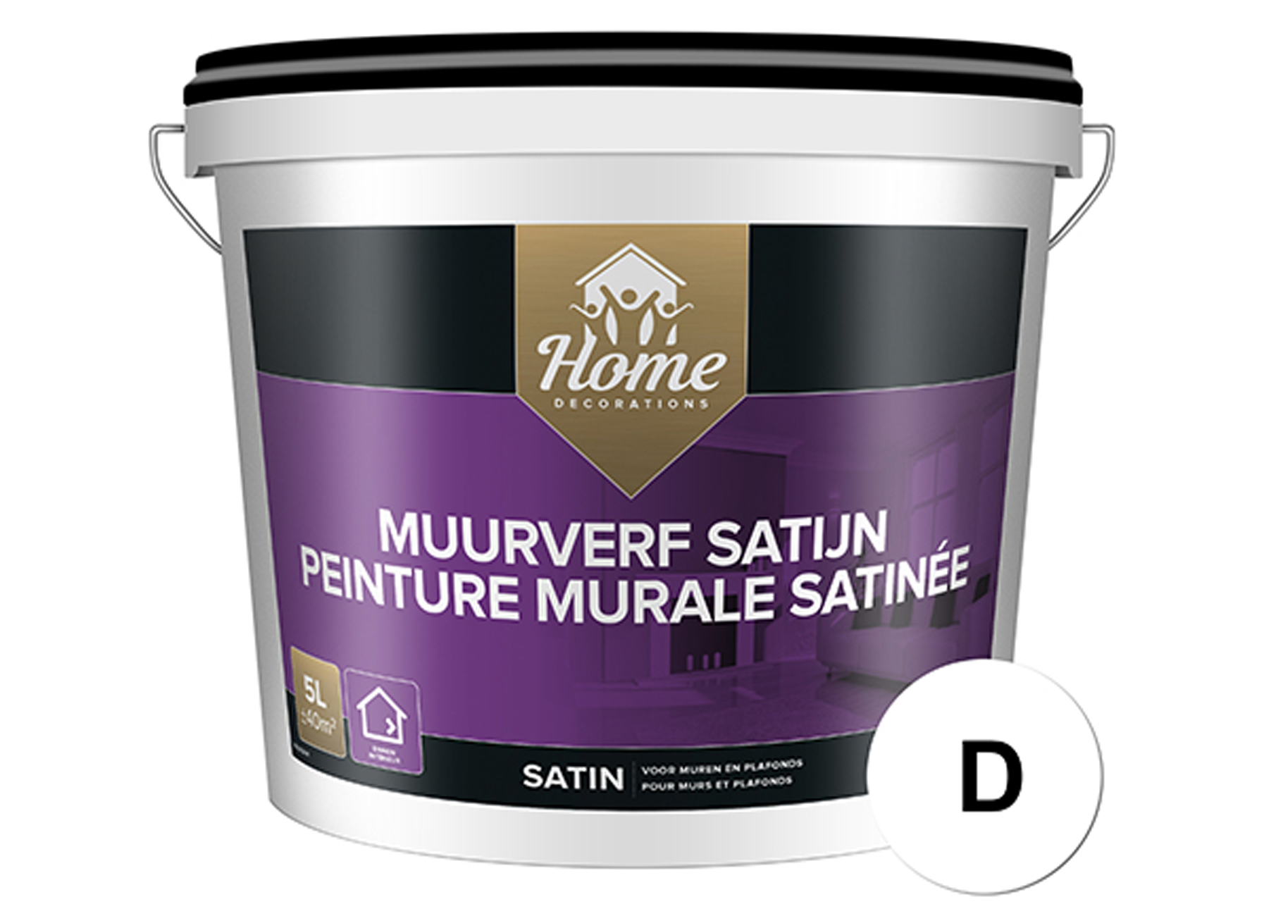 HOME DECORATIONS PEINTURE MURALE SATINEE BASE