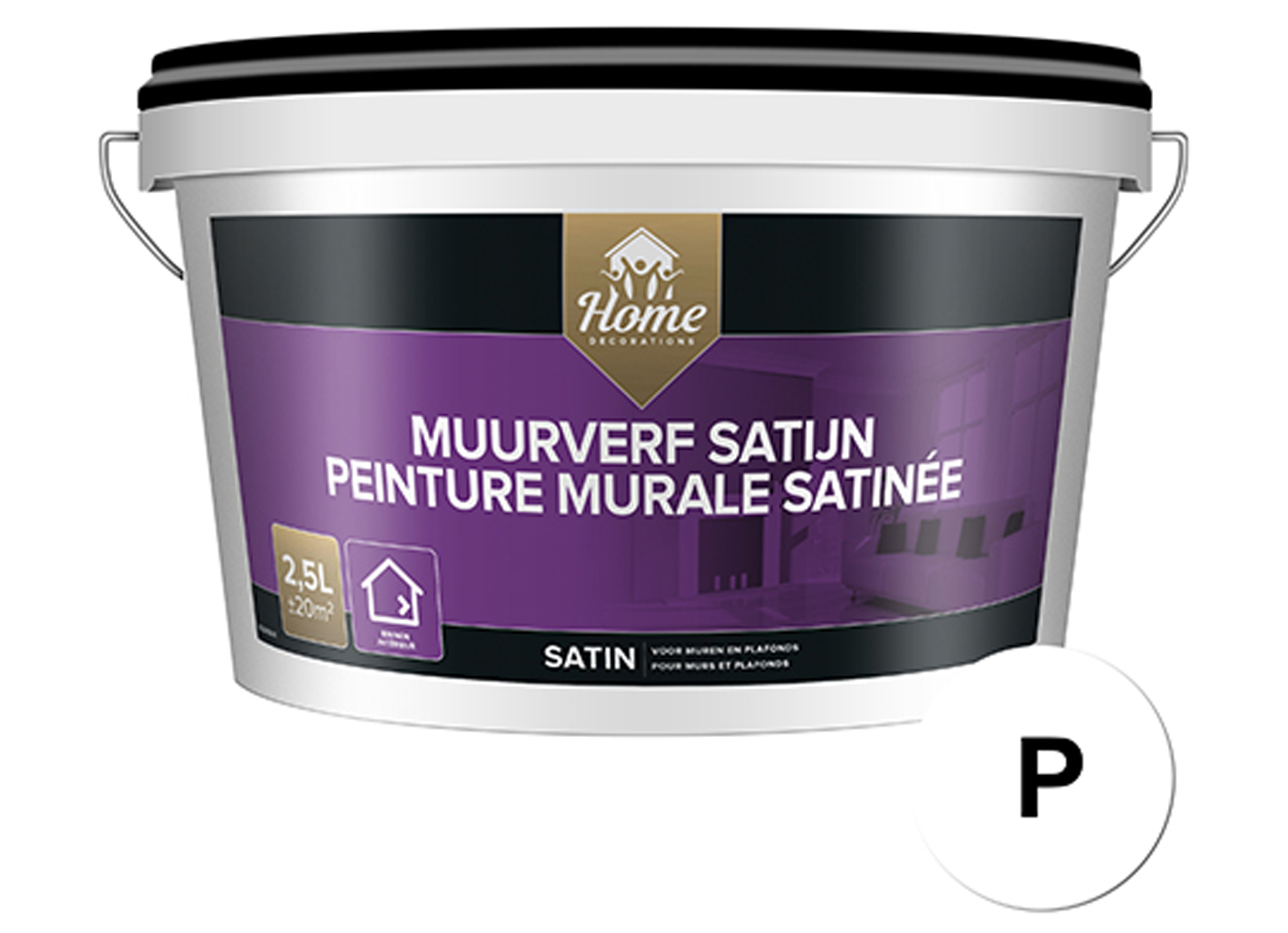 HOME DECORATIONS PEINTURE MURALE SATINEE BASE