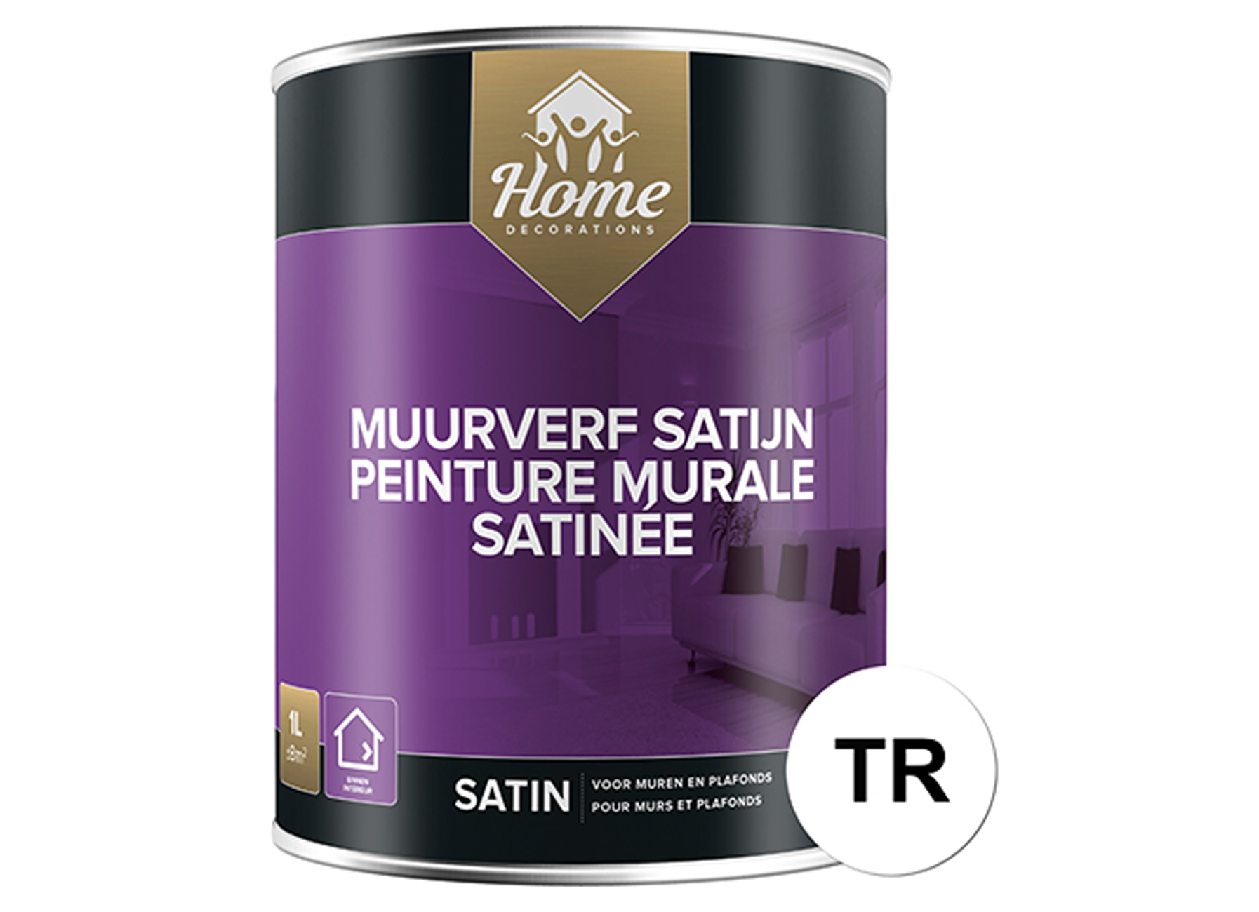 MUURVERF SATIJN TR 1L