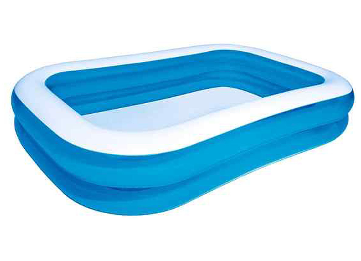 PISCINE BESTWAY FAMILLE RECTANGULAIRE 2 ANNEAUX 262X175X51CM