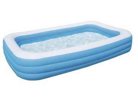 BESTWAY FAMILY ZWEMBAD RECHTHOEKIG 3 RINGEN 305X183X56CM