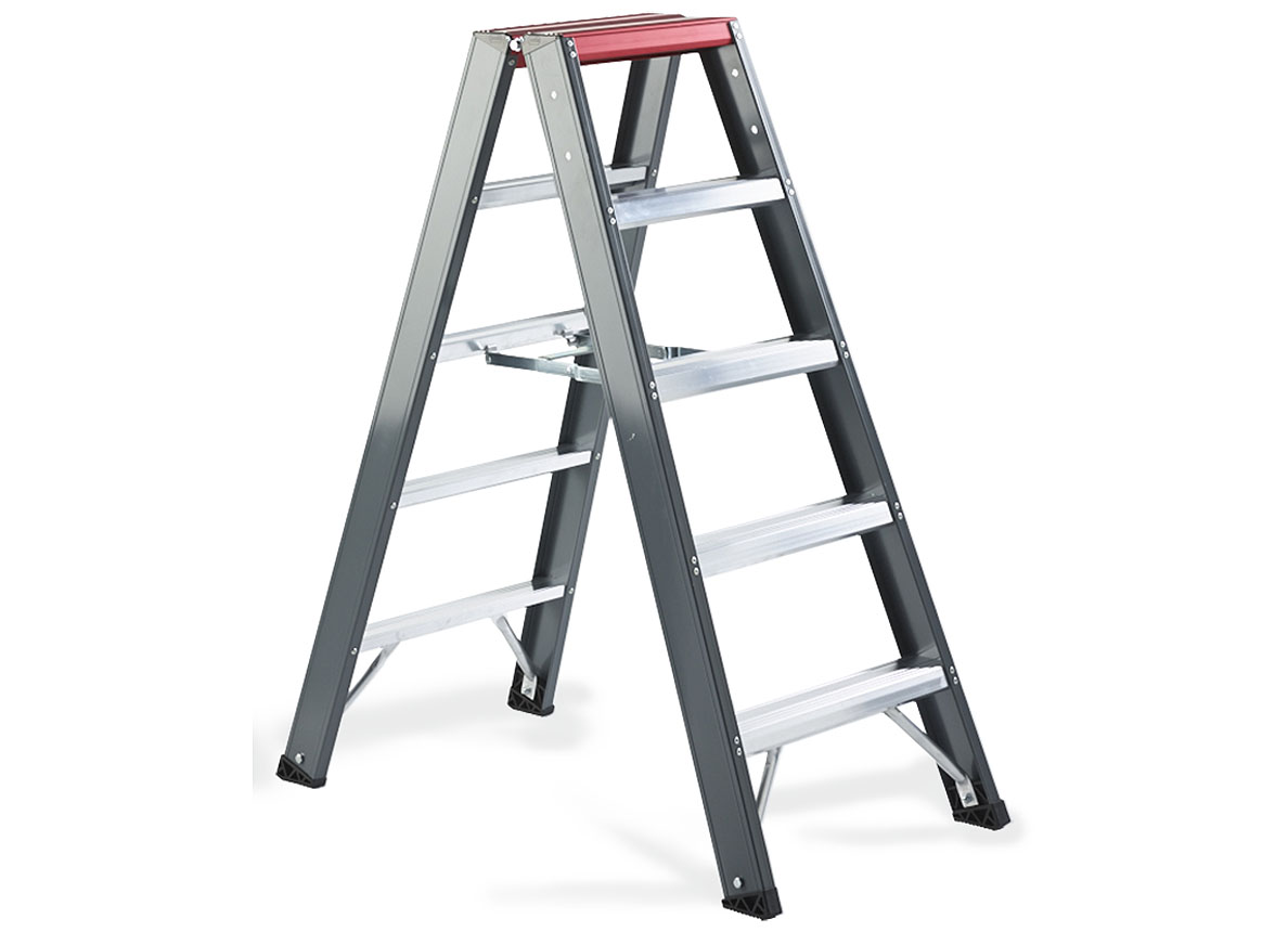 ALTREX DUBBEL OPLOOPBARE TRAPLADDER FALCO FDO 2X4